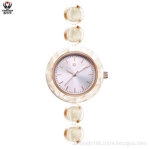 XINBOQIN Factory Cheap Custom Luxury for Women Acetate Watch